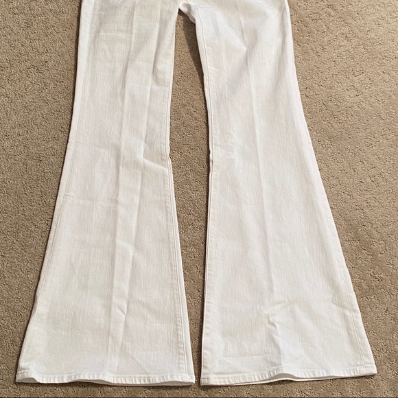 J Brand VALENTINA HIGH-RISE FLARE BLANC NWT 28 - Picture 9 of 11